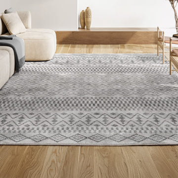 Ifrane Berber Geometric Stripe Area Rug